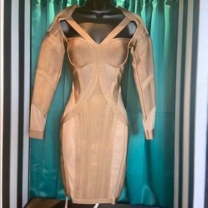 NWT! House of CB Long Sleeve Bandage Dress